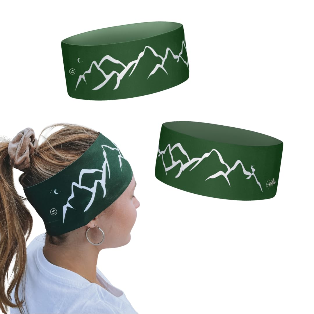 Bergwelten Outdoor Stirnband: Atmungsaktiv & rutschfest | Ideal für Sport, Outdoor & Abenteuer