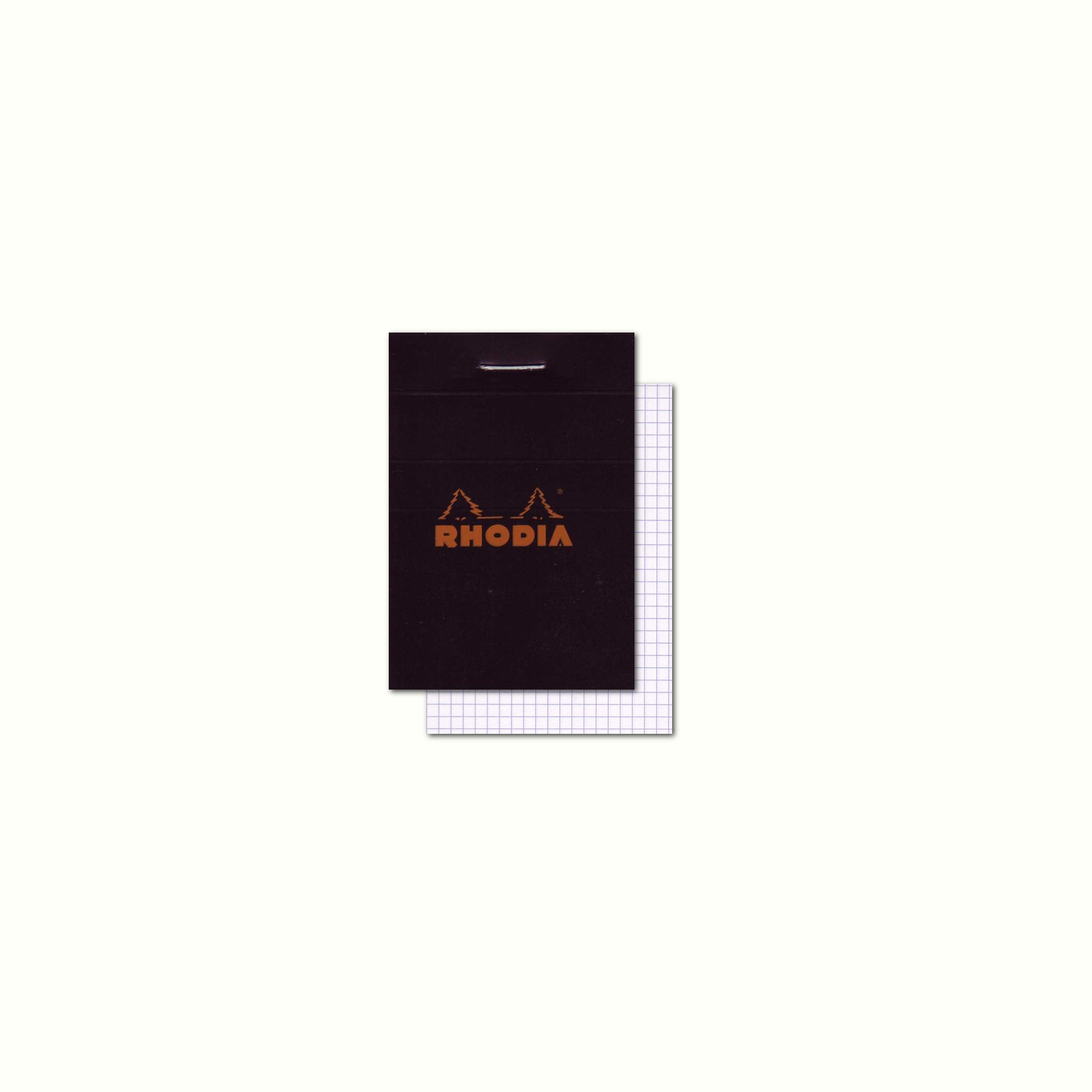 Classic Staplebound Notepad – Graph 80 Sheets – 3” x 4” – Black Cover – Pack of 1
