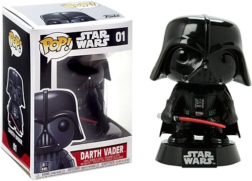 Miniatura 8 de POP Star Wars Figura clásica de vinilo de Darth Vader 01 Funko Pop (incluye funda protectora compatible con caja pop), multicolor, 3.75 pulgadas