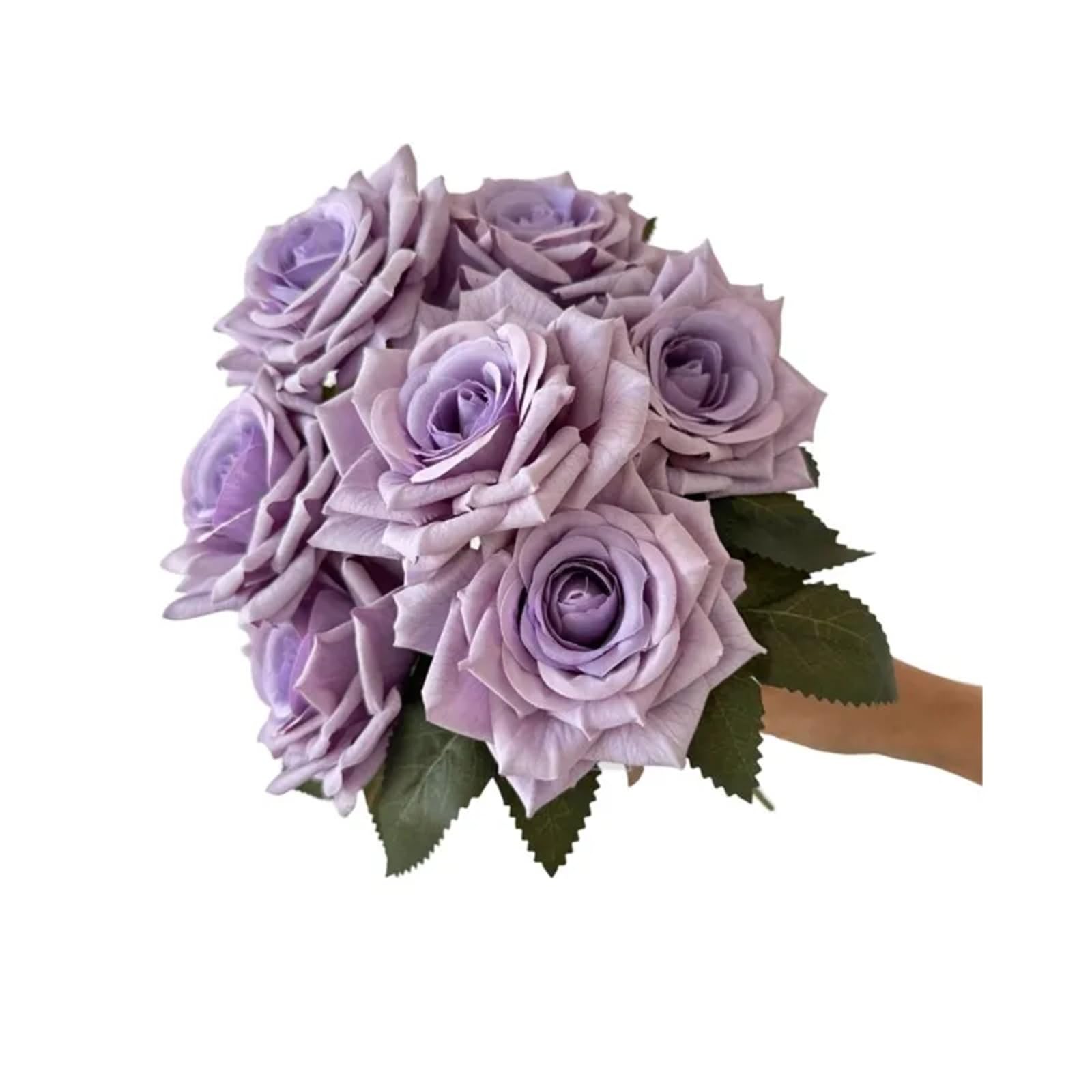 ZRHWSPD Wedding Artificial Bouquet 41CM Silk Rose Artificial Flower Wedding Living Room Decoration Artificial Flower(Color15)