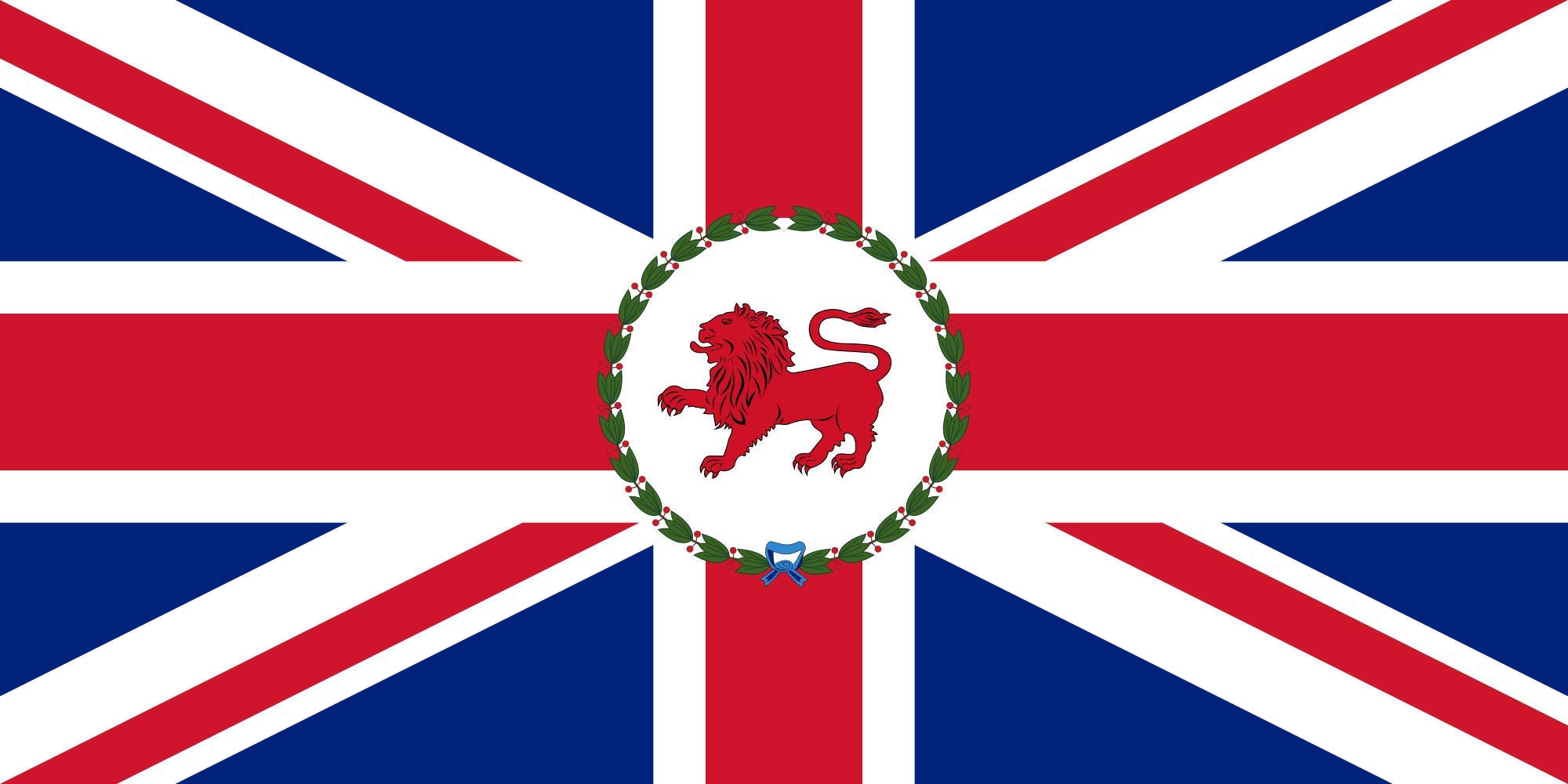 Drapeau Governor of Tasmania 1876–1977 grand format en tissu résistant pour éviter l effilochage
