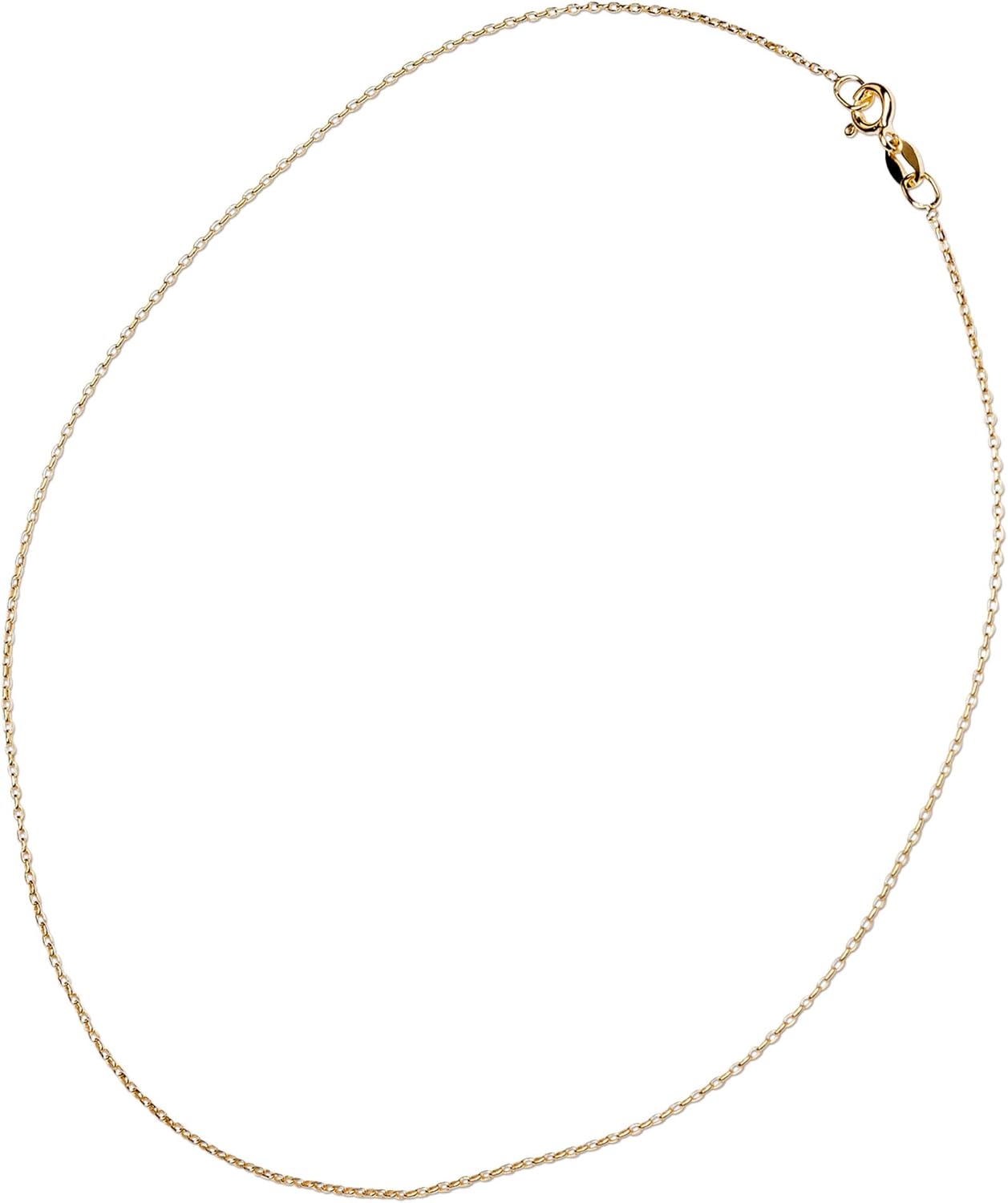Cherished Moments 925 Sterling Silver Wheat or 14K Gold-Plated Rolo Chain for Girl's, Teen or Women