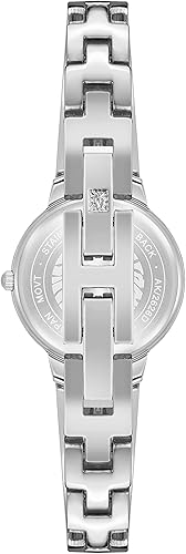 Vista 3 de Anne Klein - Reloj de pulsera con esfera de diamante auténtico para mujer