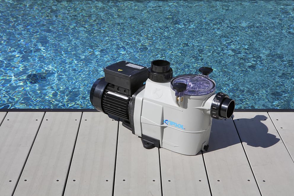 Kripsol Koral Pump installed by a pool