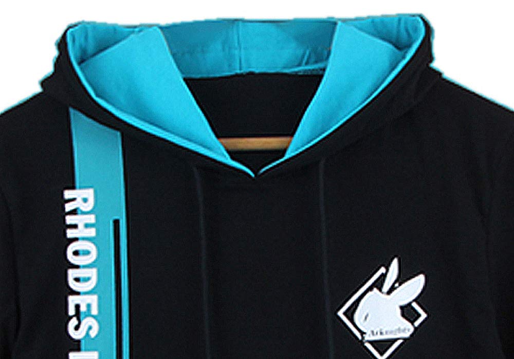 Amazon | DIROLVON アークナイツ アーミヤ 短袖パーカー フード付き