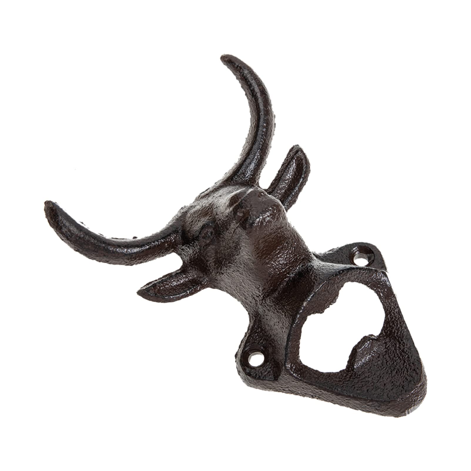 Ouvre-bouteille mural animal TOPBATHY en fonte pour decoration de bar