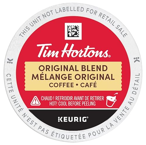 Miniatura 53 de Tim Hortons Café tostado oscuro, cápsulas K-Cup de una sola porción compatibles con cafeteras Keurig, K-Cups de 96 quilates, rojo, 24