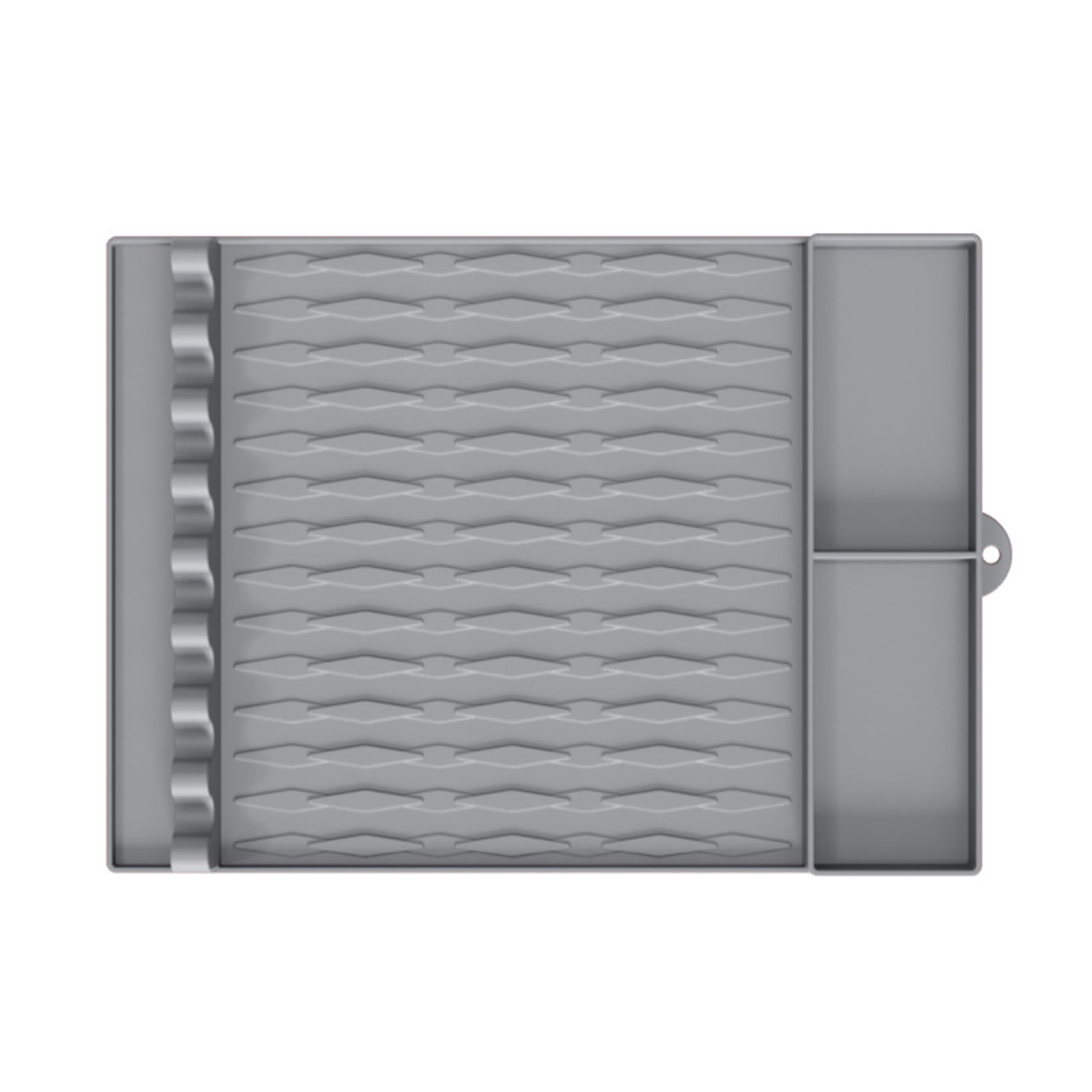 carotoe Silicone Cooking Mat for Griddle Accessories Barbecue Utensils Pad with Separate Compartments for Camping and Picnics Griddle Tool Mat