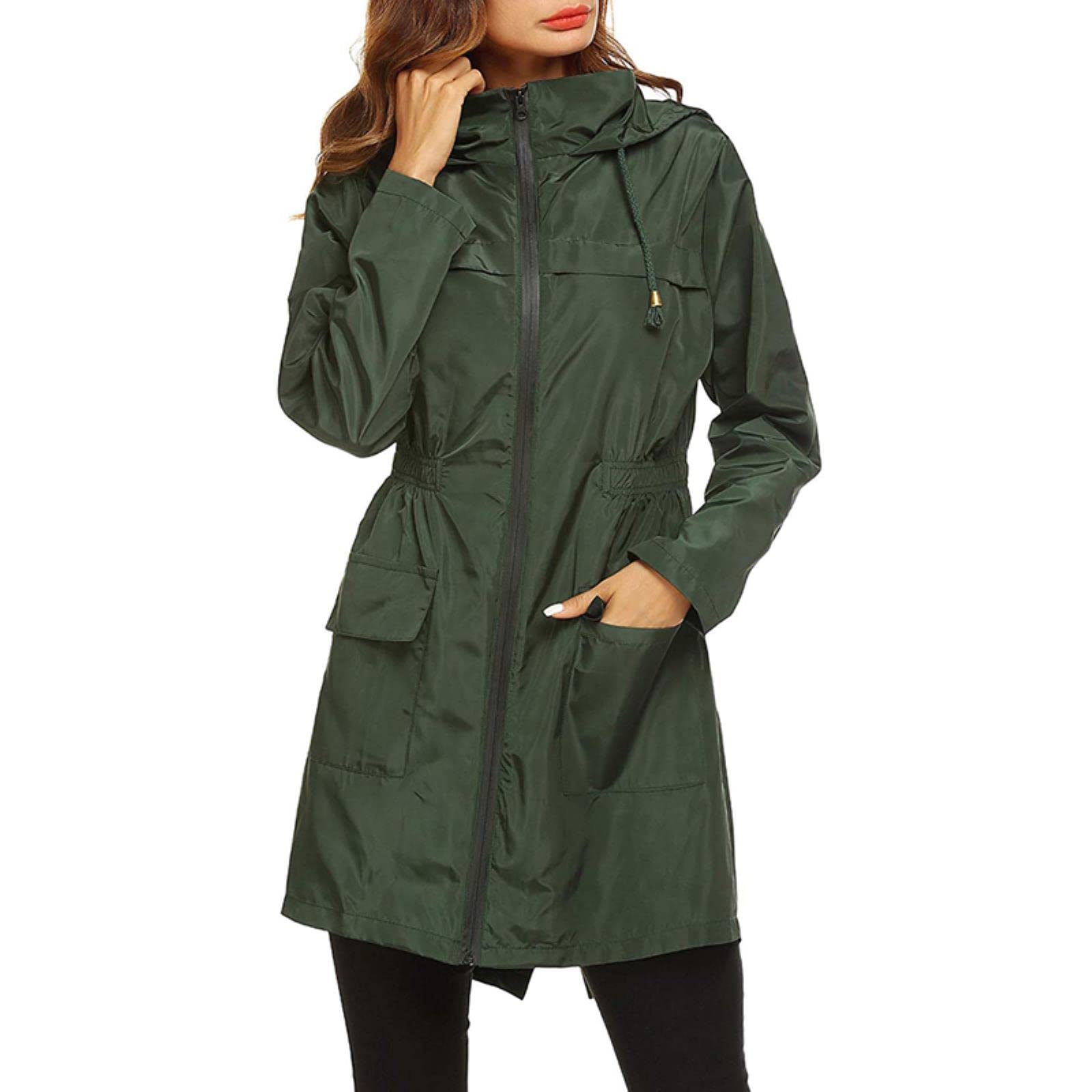 Waterdichte Jassen Vrouwen Plus Size Outdoor Lange Parka