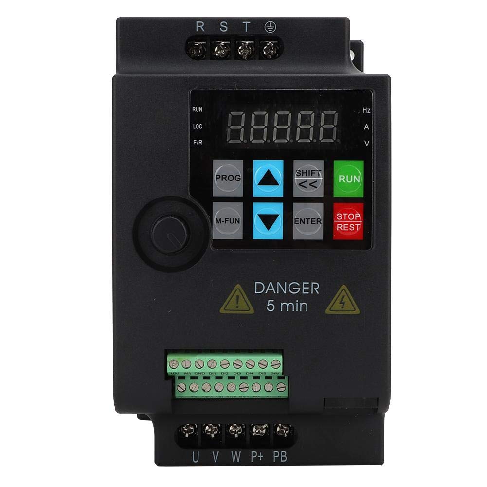 Akozon Driver di frequenza, SKI780 2.2kw 380V Ingresso e uscita trifase Mini motore universale Convertitore di frequenza VFD Inverter