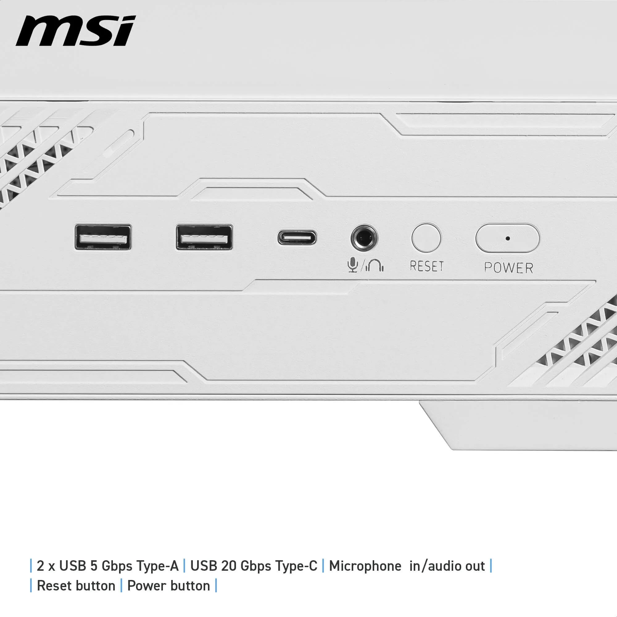 MSI MAG PANO 130R PC Case - White Gaming -6 MSI MAG PANO 130R PC Case - White Gaming -6