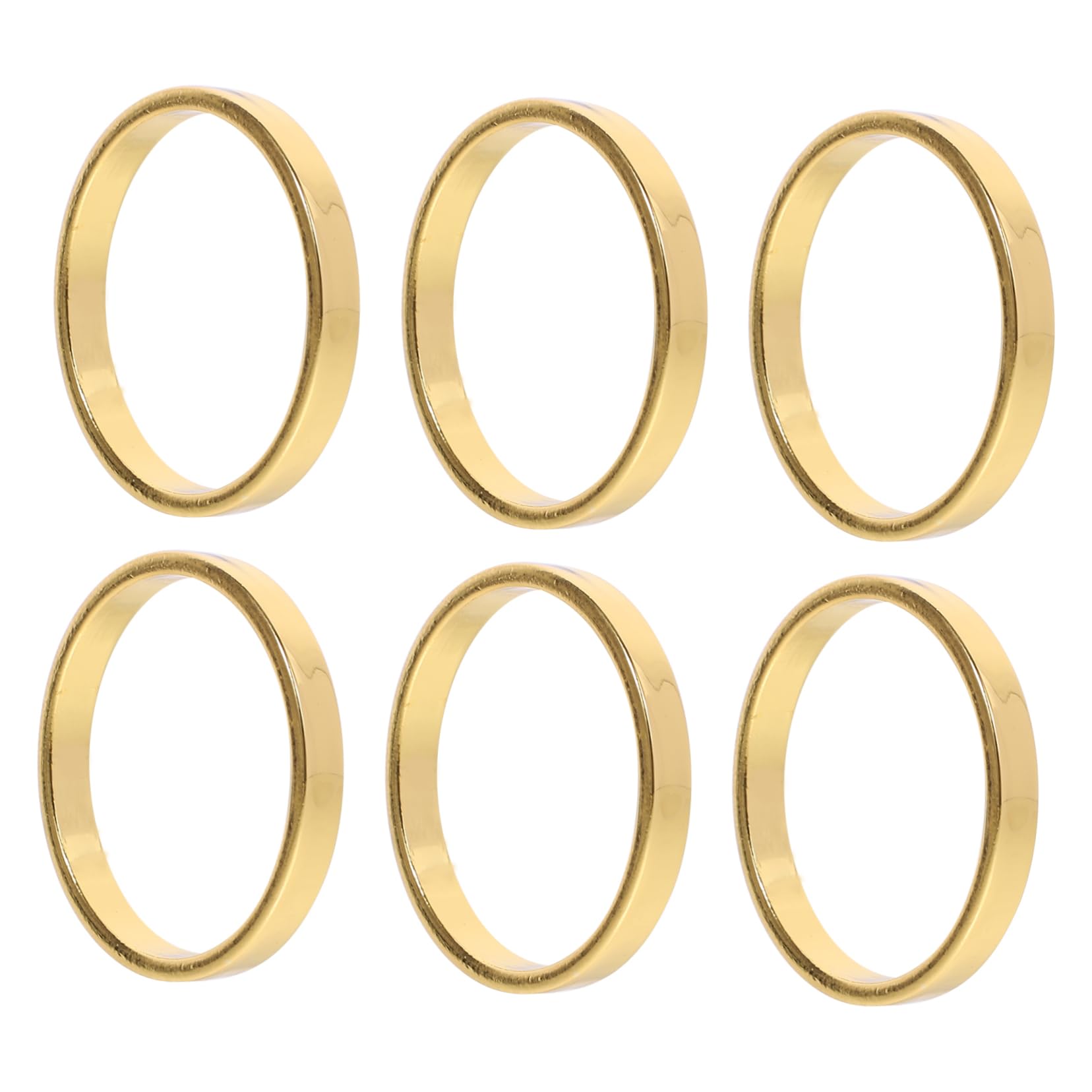 TOPBATHY Lot De 5 Porte-Serviettes Décoratifs en Métal Élégants pour Les Fêtes Les Mariages Et Noël Lot De 6 Pièces X 5