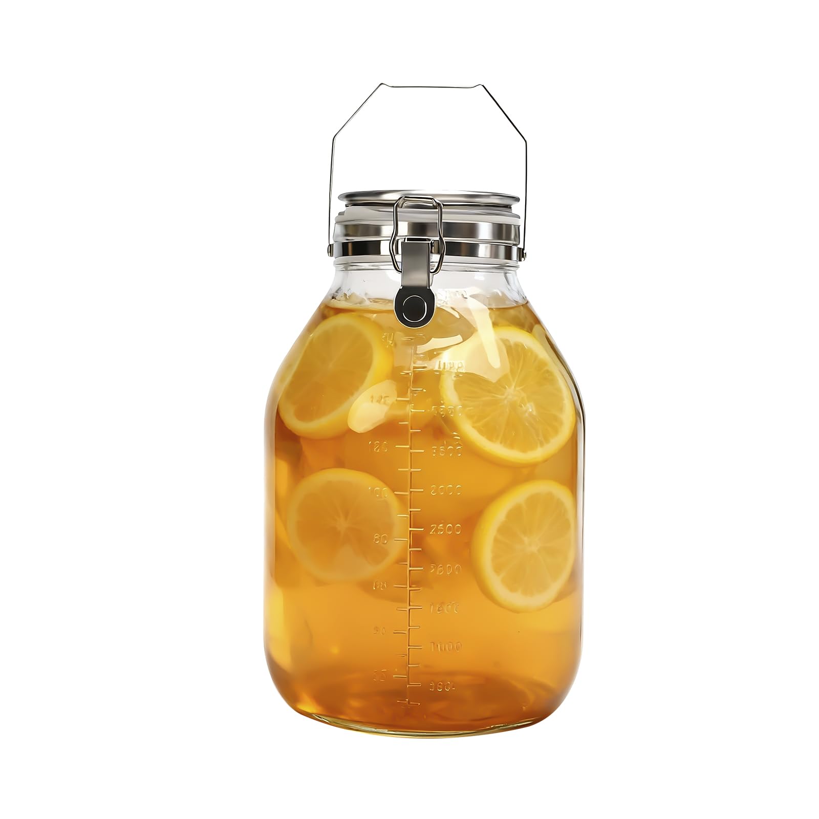 Tarro de cristal con cierre a presión (1, 5000 ml)