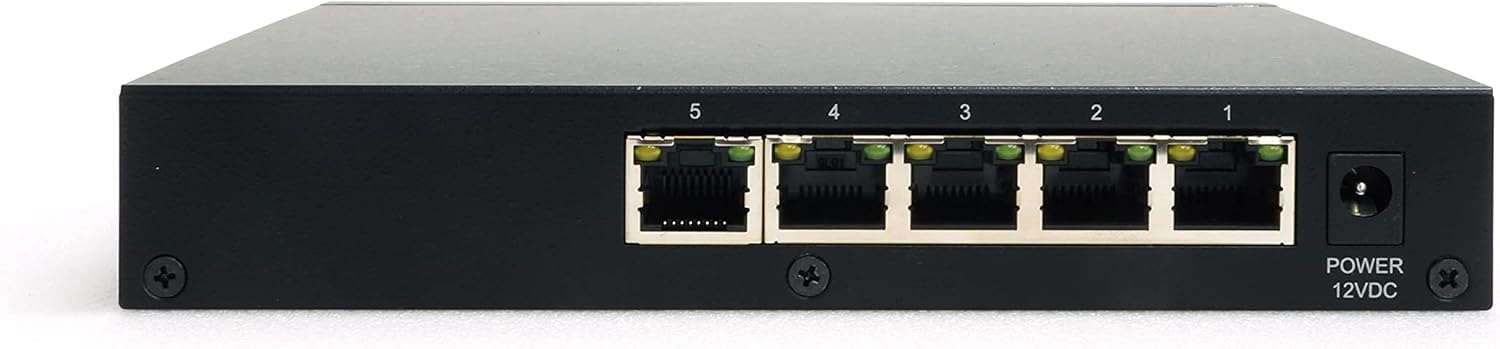 ALFA 5-Port Unmanaged 2.5G Switch, 5 x 2.5GBASE-T Ports, Loop Detection and Fanless Design(AGS05-2.5GL)