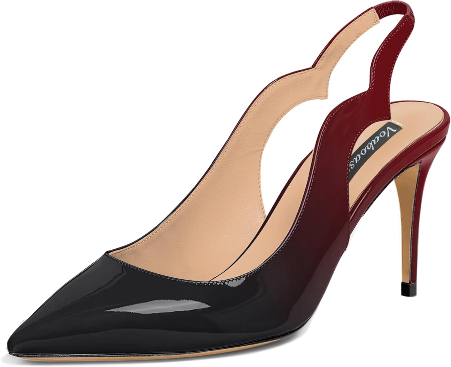 Closed Toe Stiletto Slingback Heeled Sandals,Sexy Dress Shoes,High Heels Women Shoes - Image 5