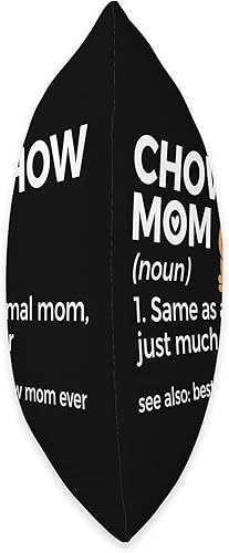 Miniatura 2 de Chow Chow Lover Apparel Best Mom Ever Definition Funny Chow Dog Throw Pillow, 18x18, Multicolor