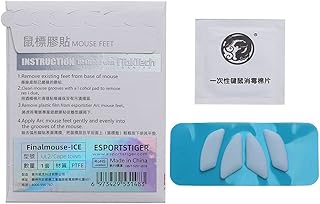 Tiger Gaming ICE Version Mouse Skates Mice Feet Compatible with Finalmouse Cape Town Ul2 Mice White Glides Curve Edge