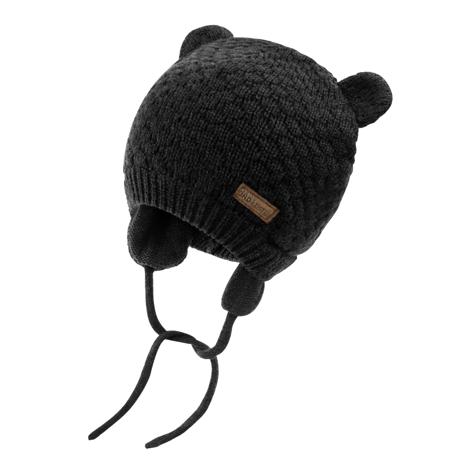 XIAOHAWANG Baby Hat Cute Bear Toddler Earflap Beanie Warm for Fall Winter