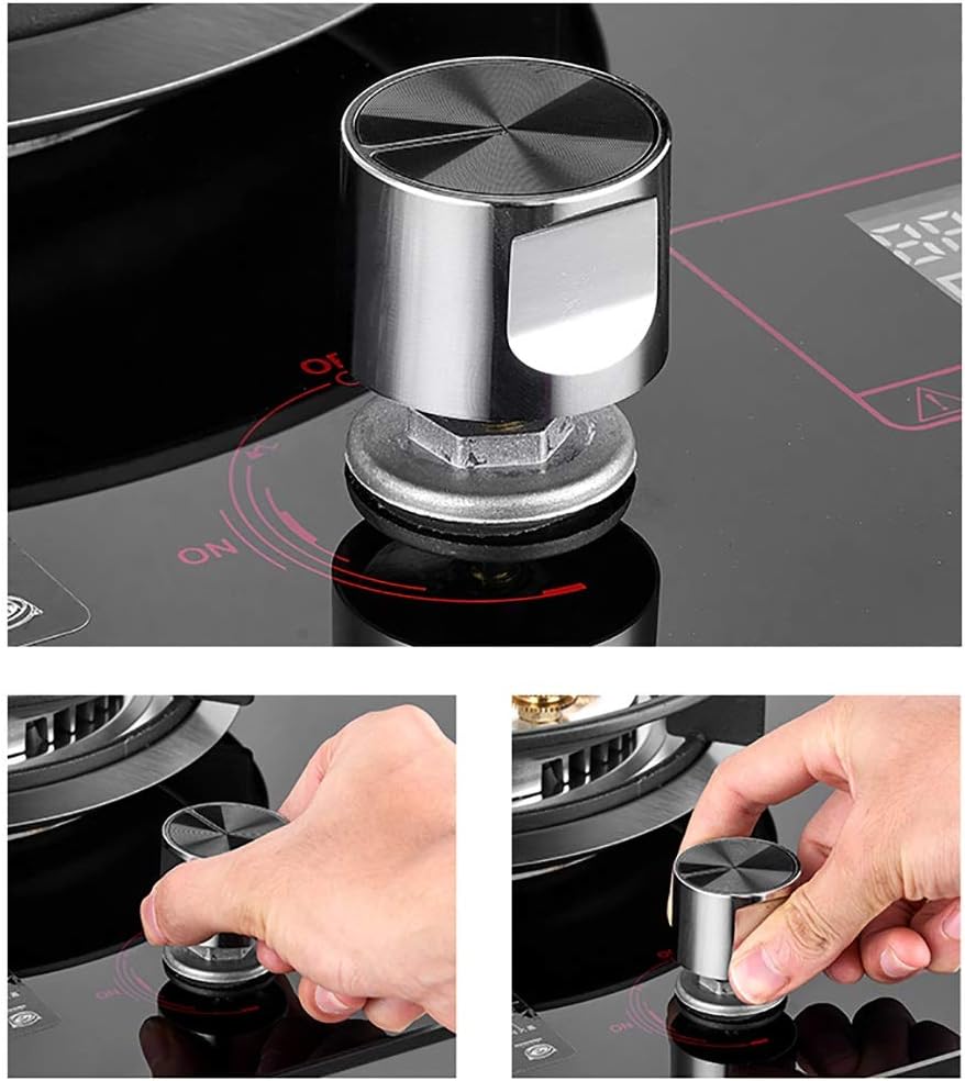 Glass Stove,Benchtop/Embedded Gas Cooktop,1.5H Timing,Child Lock Protection,With Flame Failure Protection (H LPG) (B LPG)