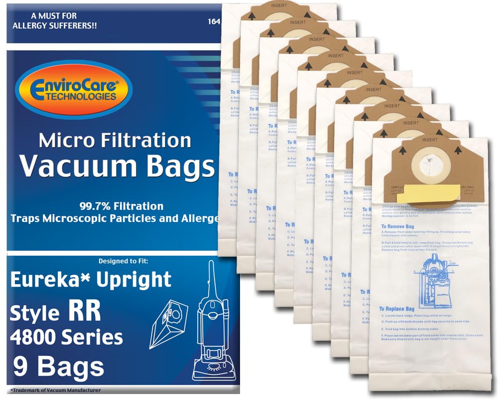 EnviroCare Replacement Vacuum Bags for Eureka Boss Smart Vac 9 pack | Mubboo