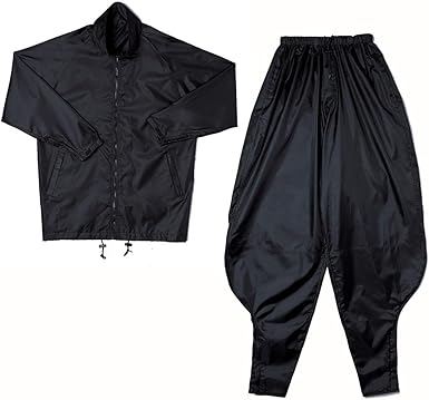 Amazon | [シンメン] SM:1199鳶ヤッケ上下セット[4L 6:ブラック