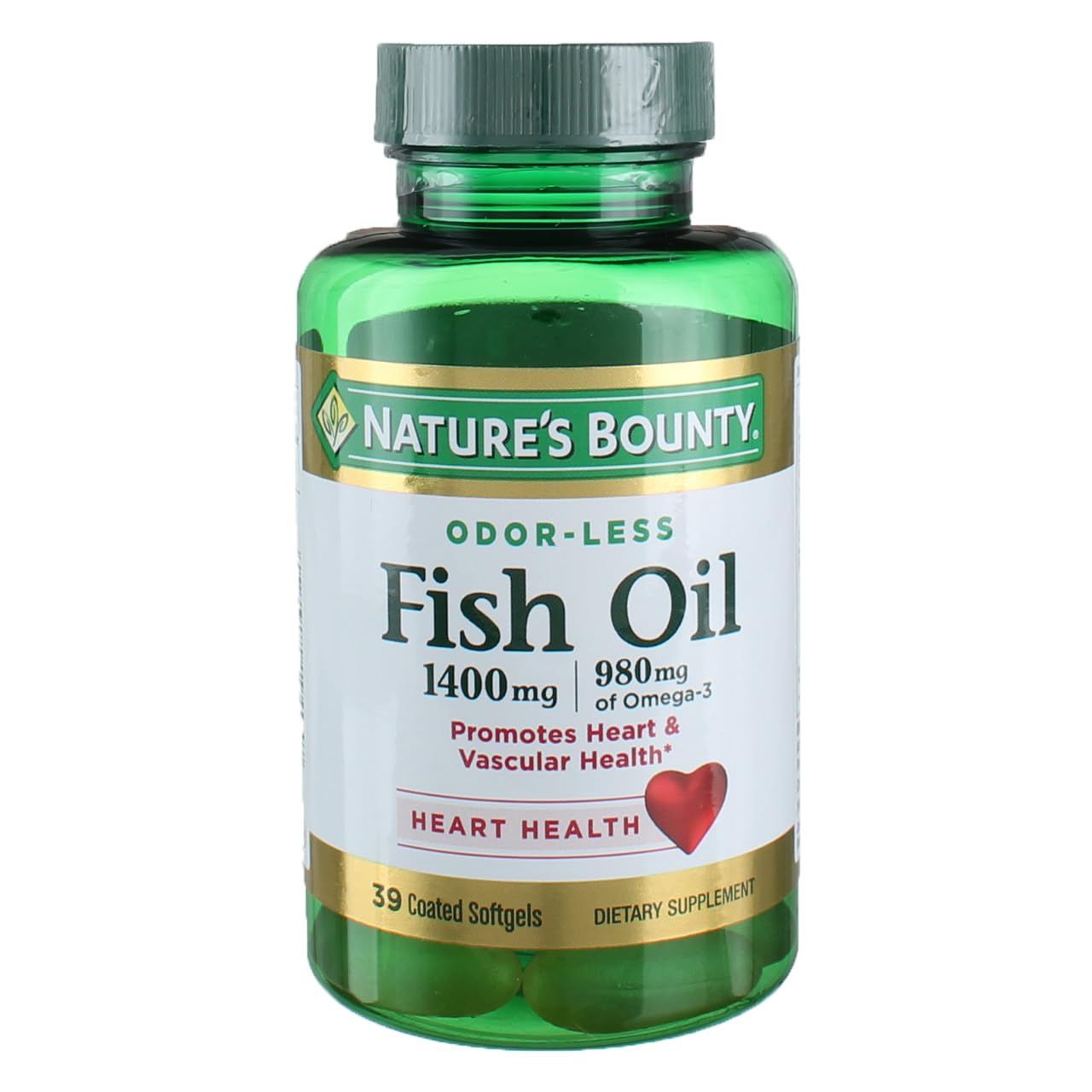 Nature's Bounty Fish Oil 1400 mg- 39 Softgels