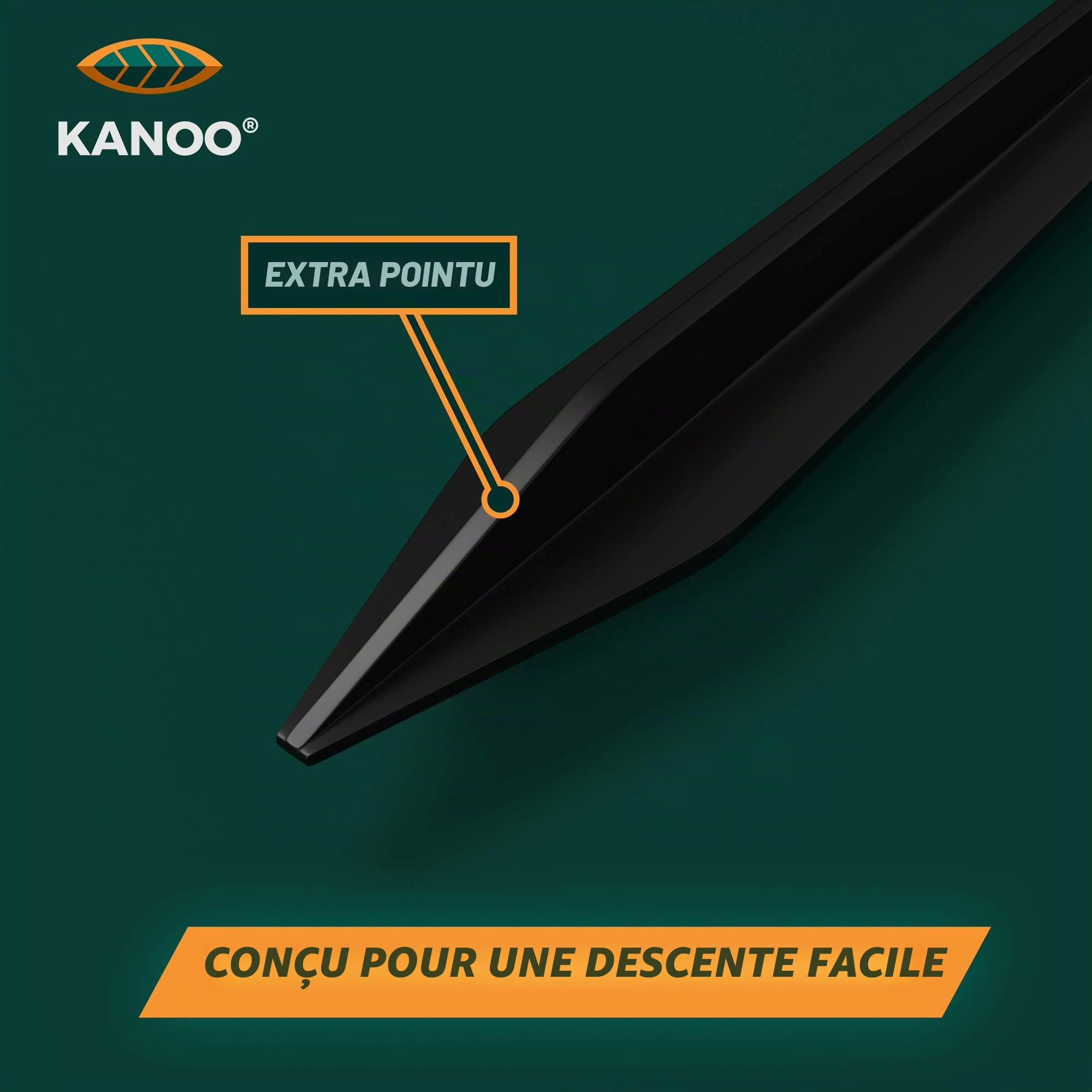 kanoo® Piquets de Fixation pour des câbles de délimitation de Robot Tondeuse | 500x Crochets | Fixation sûre du câble périphérique dans Le Jardin | Crochets de Terre en Plastique Robuste