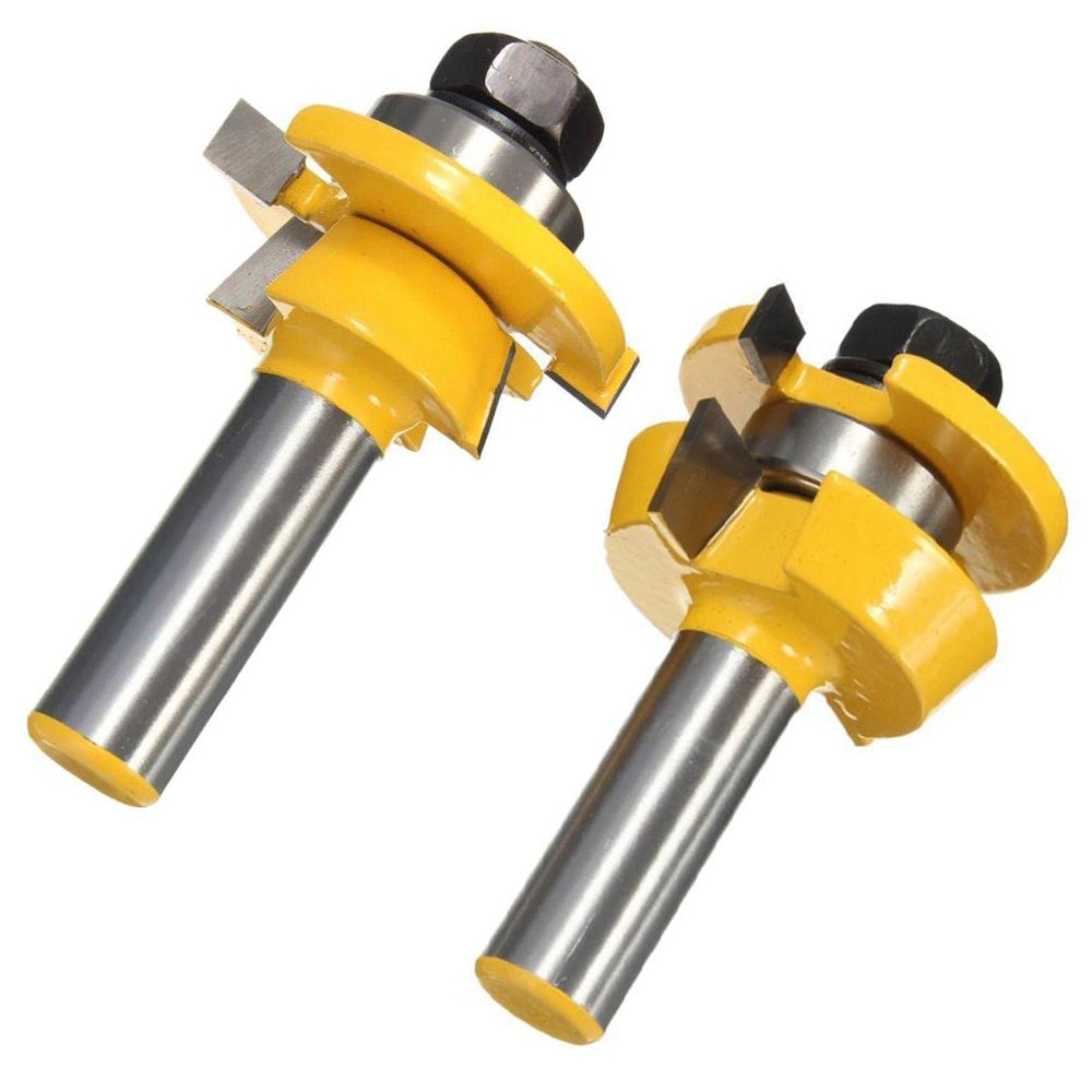 Router Bits Yakamoz Bevel Stile And Rail Router Bit Set | 2Pcs 12-Inch ...