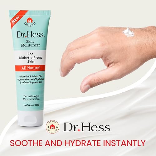 Miniatura 2 de Dr. Hess Hidratante para la piel diabética, loción corporal hidratante con lanolina, cera de abejas, aceite de jojoba y aceite de oliva, hidratante