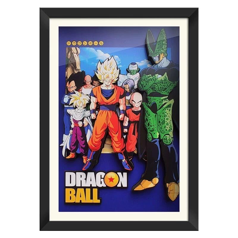Amazon.co.jp: DBZ 中国 海外限定 3D 立体画 絵画 アート E : ホビー 