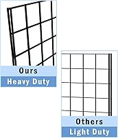 Vista 3 de Paneles de rejilla de grado comercial – Panel de rejilla resistente para cualquier exhibición minorista, 2 pies de ancho x 4 pies de alto, 3 paneles