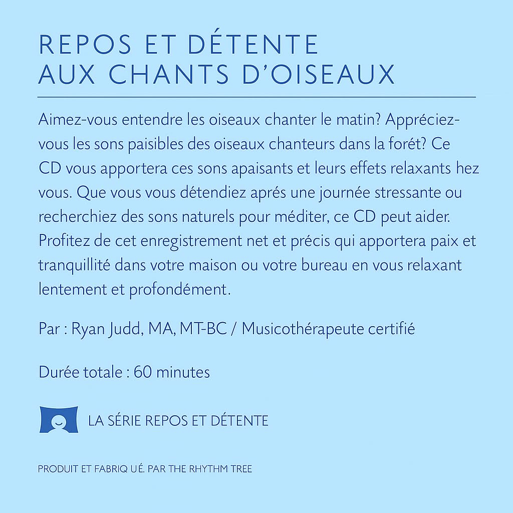 Chants d’oiseaux apaisants – Enregistrement pour méditation, relaxation, bruit blanc naturel