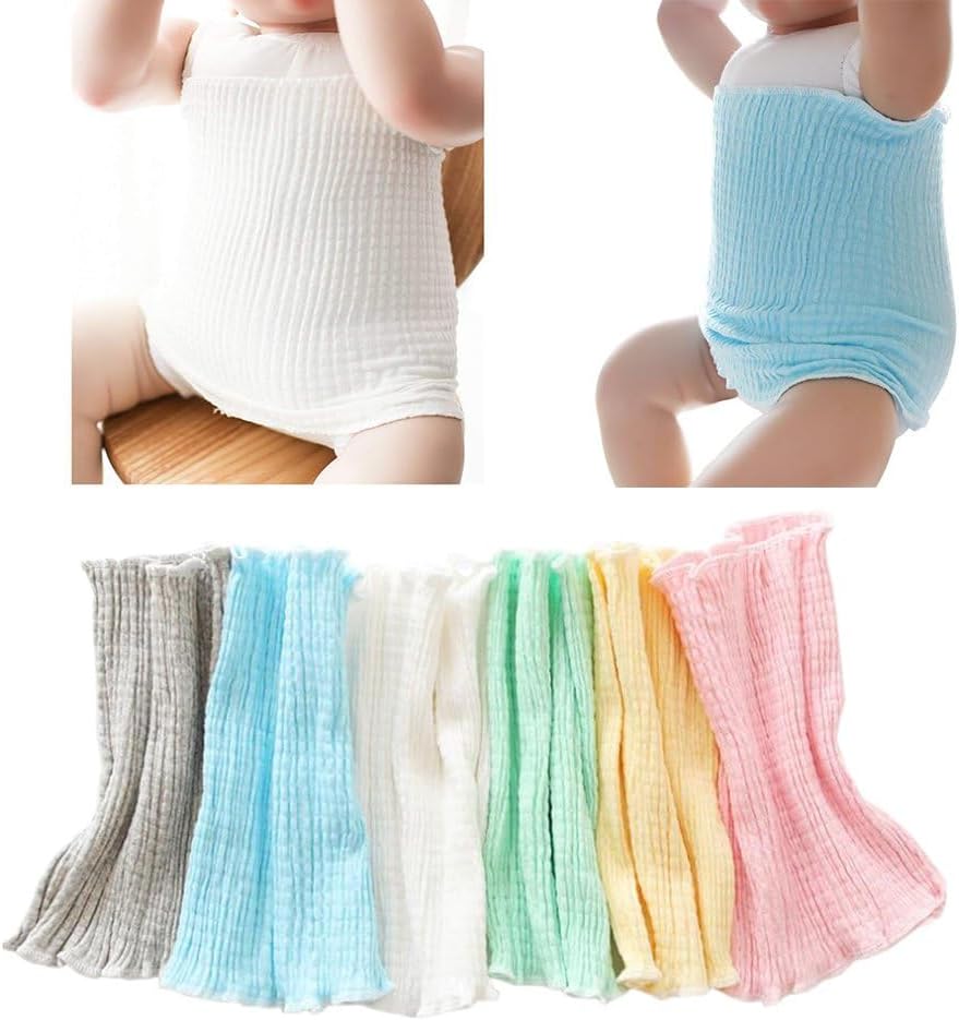 Baby Belly Button Band Cotton Gtube Covers Belly Protector Wraps Bellies Hernias Truss for Baby Toddler Boys Girls