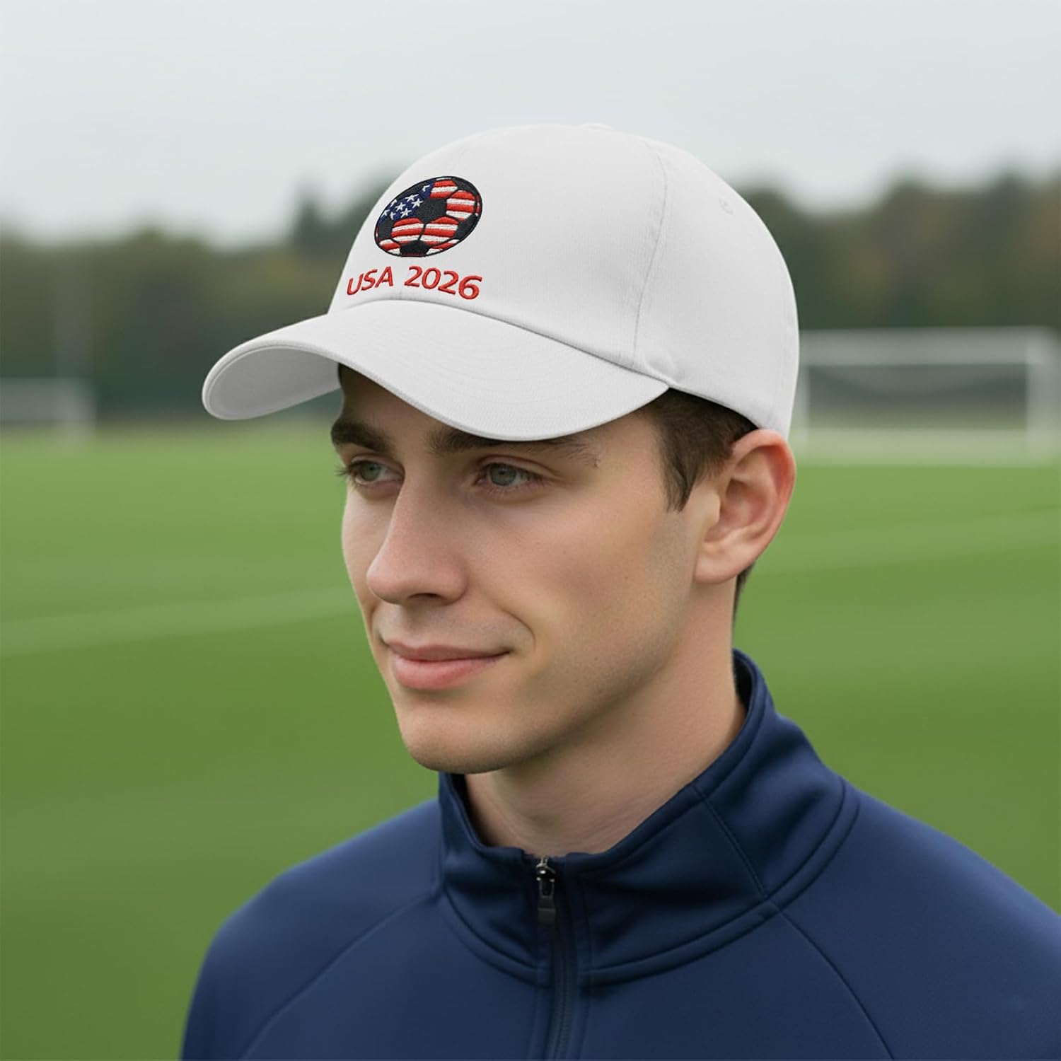 World Cup Soccer Hat 2026- Adjustable Baseball Cap Merchandise Gifts Accessories Decorations