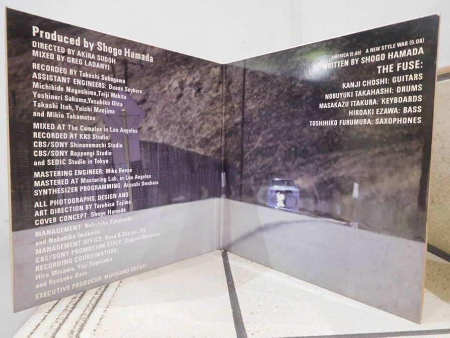 Amazon.co.jp: 浜田省吾AMERICAA NEW STYLE WAR 見本盤見開き二