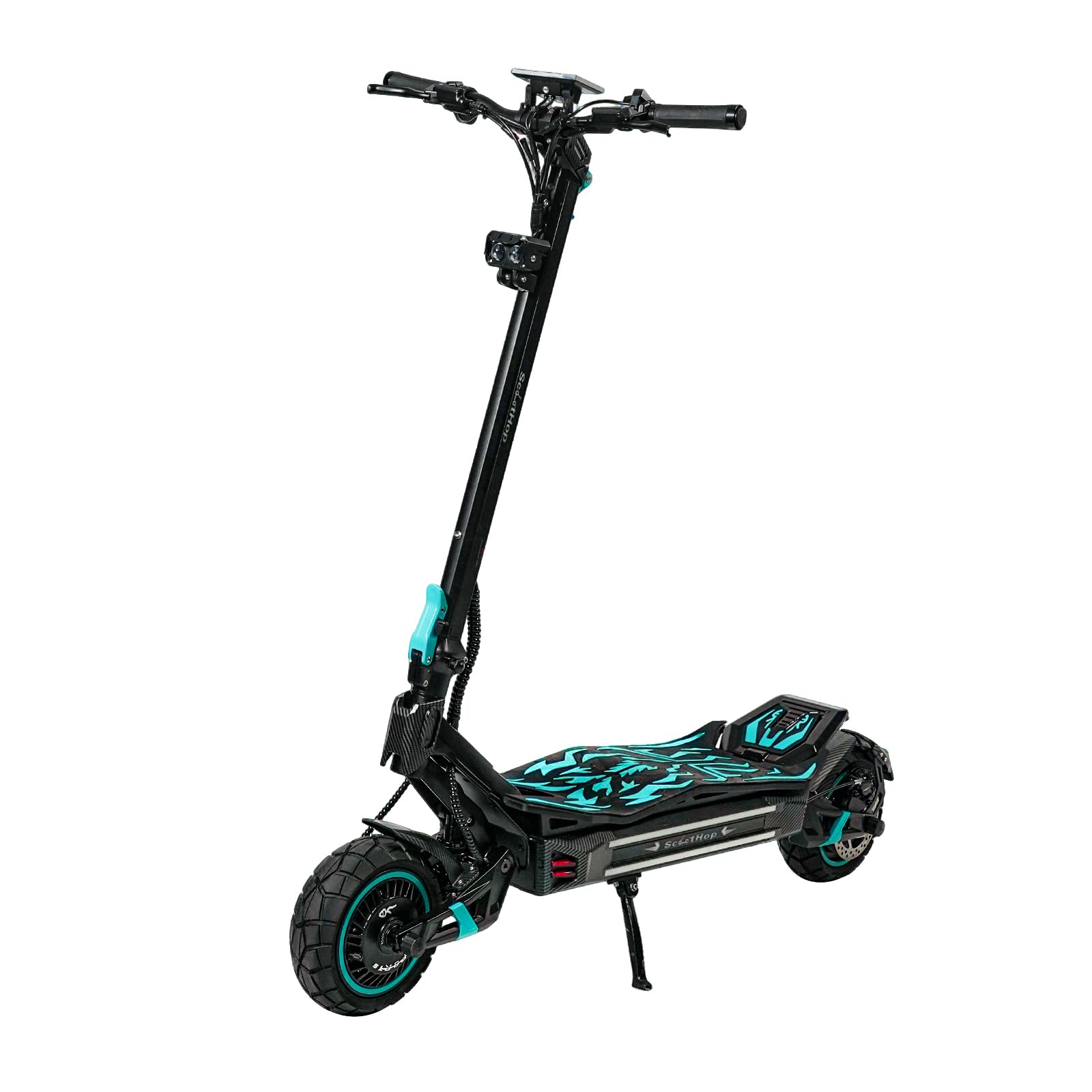 Off-Road Electric Scooter for Adults E Scooter Dual 1000W 1200W Motors 10 Tires Up to 35MPH Top Speed