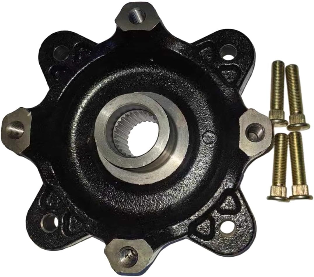 Front Left or Right Wheel Hub with Studs Replacement for 5137127-067 Polaris Ranger 500 2009-2010, Ranger 800 4X4 6X6 2010, RZR 4 800 2010-2011 UTVs