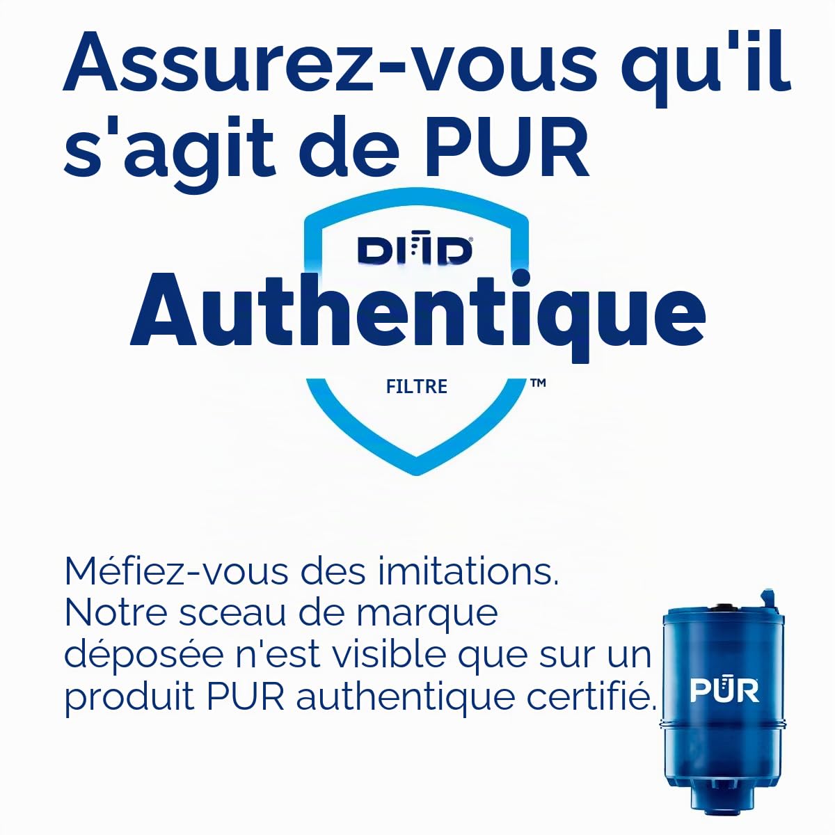 Système de Filtration d'eau Basique Pur pour Robinet, PFM350V