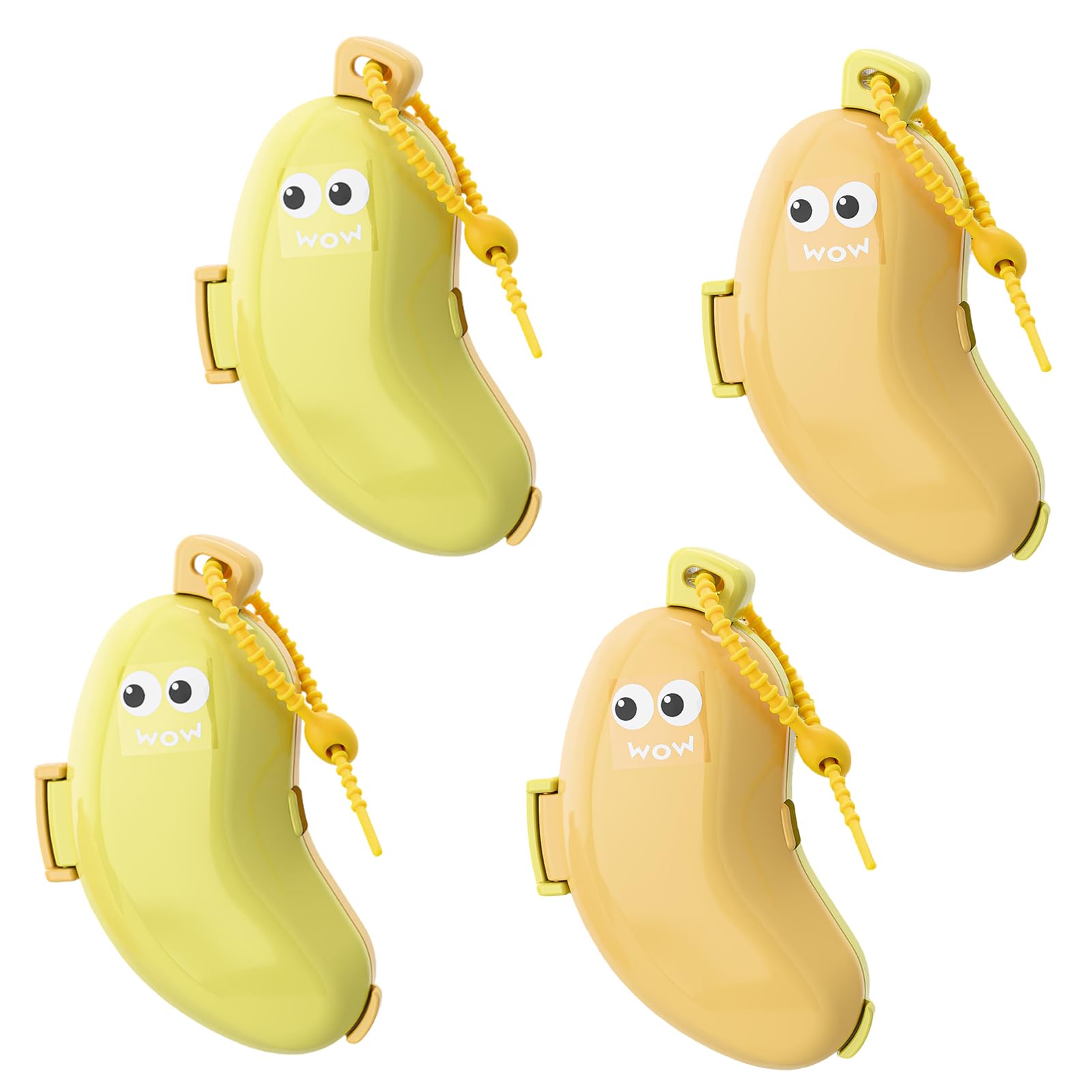 MUXZSIZ Stay Clean On Go Portable Banana Toothbrush Holder Dustproof Toothbrush Head Cover Head Protective Cover Integrated Bananas Toothbrushes
