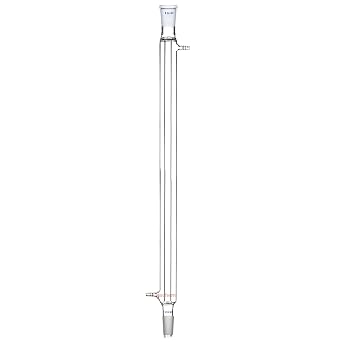 600mm 24/40 Glass Liebig Condenser Jacket Length 60cm Lab West Column Laboratory Chemistry Heat Exchanger
