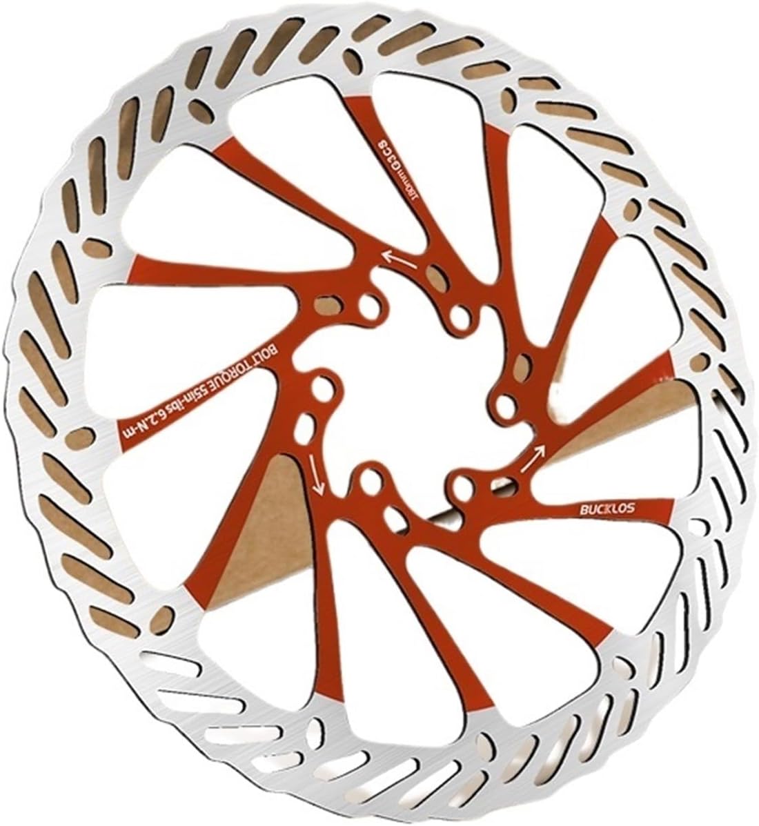 Bicycle Brake Disc 160MM 180MM 203MM G3CS Bike Disc Brake Rotor Stainless Steel Road Mountain Bike Rotor MTB Rotor(Green-180MM)