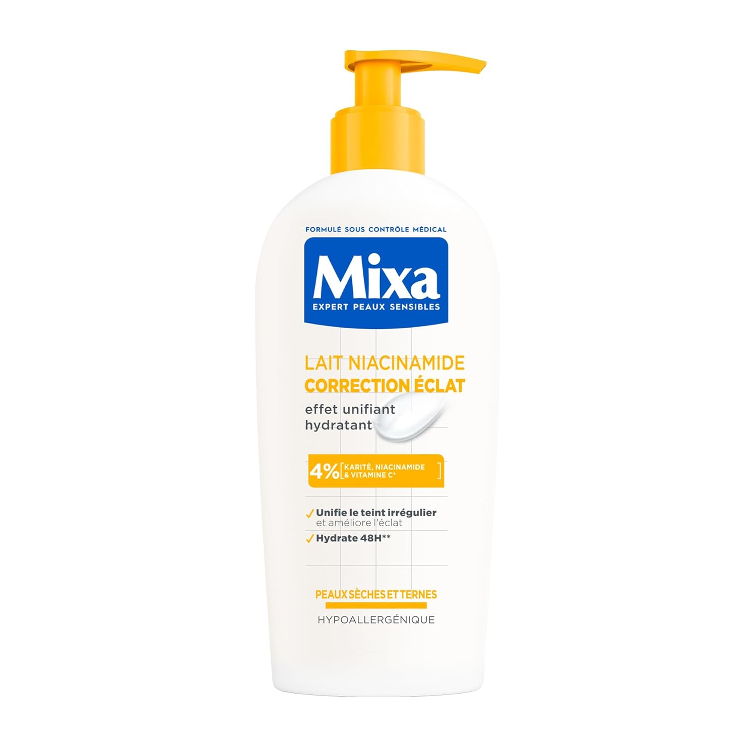 Mixa Milk Niacinamide Correction Radiance 250ML