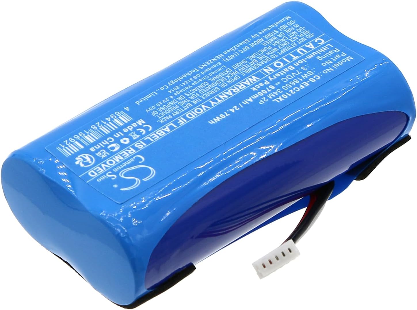 6700mAh Battery Replacement for Eufy SW18650 34M 2P, Compatiable with Security C210 SoloCam 2K/2C Door Camera, 2C Pro Indoor Camera, SoloCam E40, Video Doorbell 2k, TB210