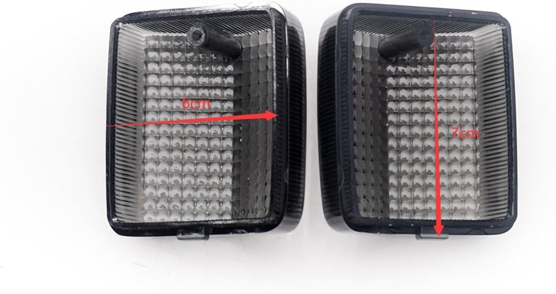 TOPZONE Compatible for Honda XR650R; XR650L; XR600R; XR400R;XR250R;XR250L;Blinker Indicator Turn Signal Light Lamp Lens (Smoke Lens)
