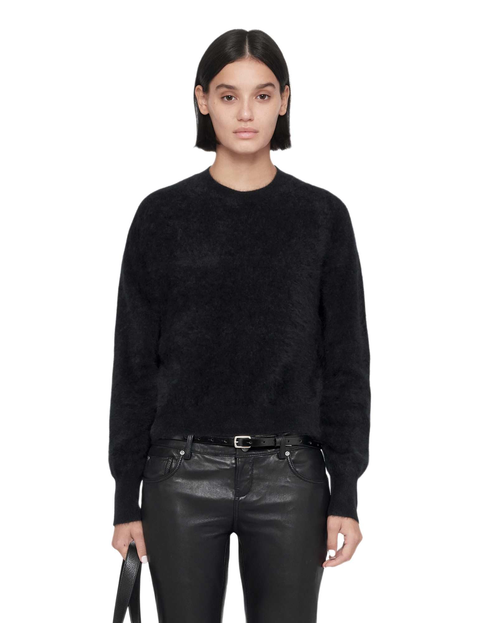 Allsaints Damen Schwarz Frith Sweater