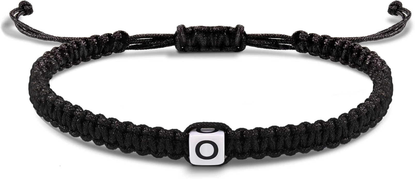 Initial Bracelets for Women Men Gifts for Her Teen Girl Best Friend Birthday Graduation Dainty Braided Bracelets Letter A-Z Charm Adjustable Link Mother's Day Jewelry Mom Christmas Gifts Valentine's Day Jewelry