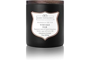 Manly Indulgence Vintage Oak Scented Candle: The Perfect Fragrance for Masculine Living Spaces