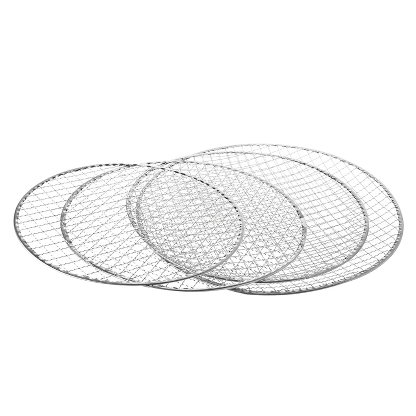 Kratka do grillowania, BBQ Grill Kosz z siatki drucianej Mięso Ryby Warzywo Narzędzie(33cm)