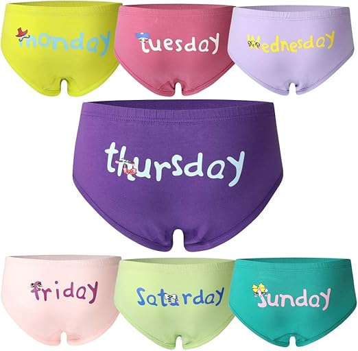 Core Pretty Toddler Girl Underwear Kids Panties Little Baby Briefs Days