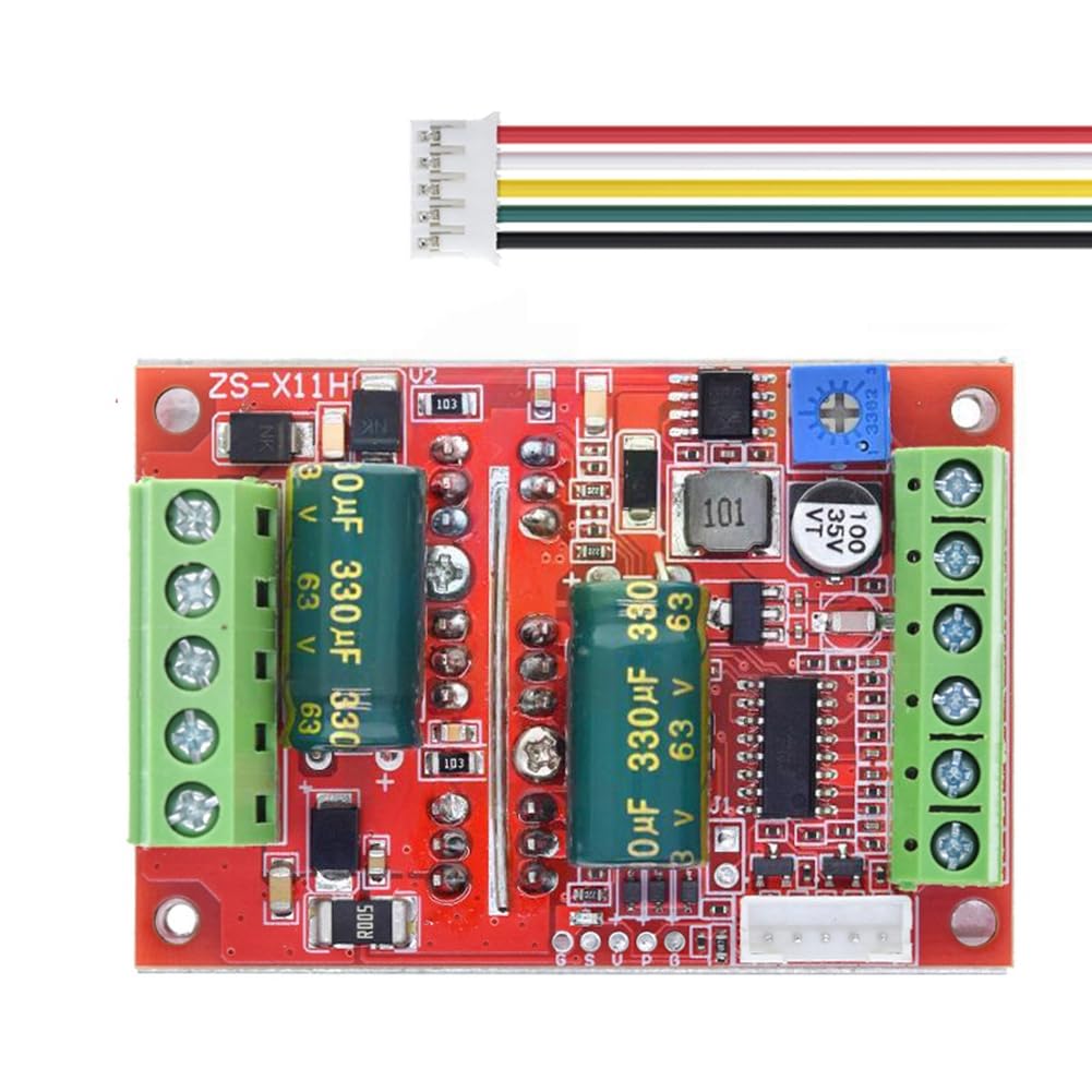 UDSKNV[KSL PWM Hall Motor Driver Board for 12V 24V 48V DC 6-60V 400W BLDC Three Phase Brushless Motor Controllers